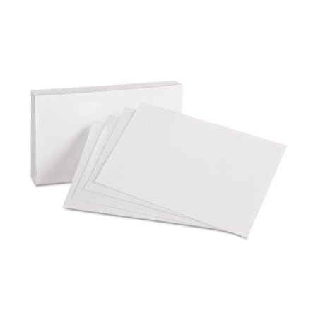 Tops Business Forms Oxford, Unruled Index Cards, 4 X 6, White, 100PK 40